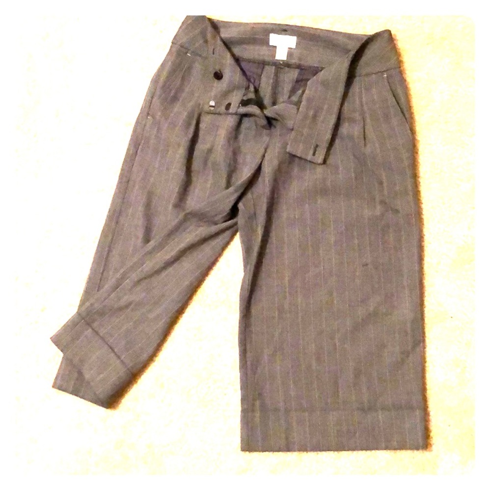 Capri- wide leg dress pants